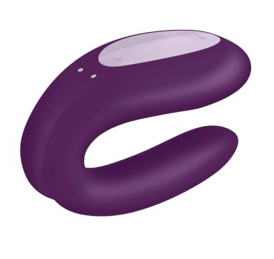 Wibrator dla par - Satisfyer Double Joy Violet